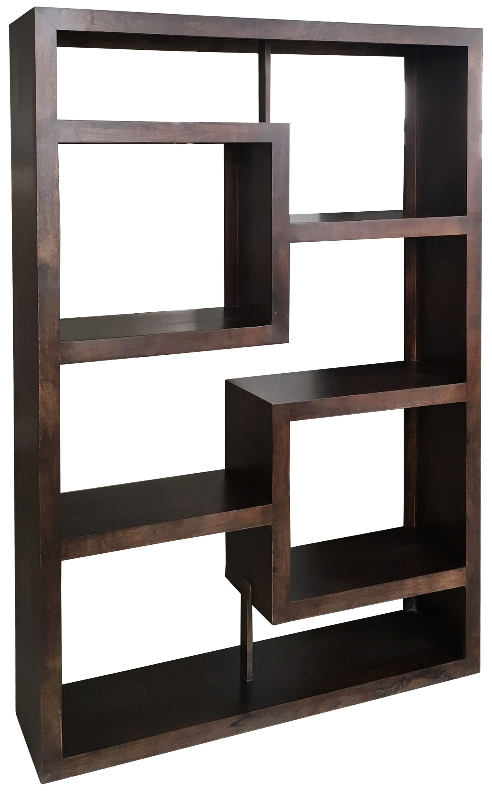 Featured image of post Dark Mango Wood Bookcase : Stylish bookshelf 4 tier bookcase, modern narrow book shelf and book case, industrial wood shelving unit for living room (dark gray oak).