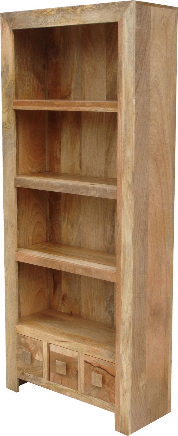 Edra Storage Bookcase, Mango Wood