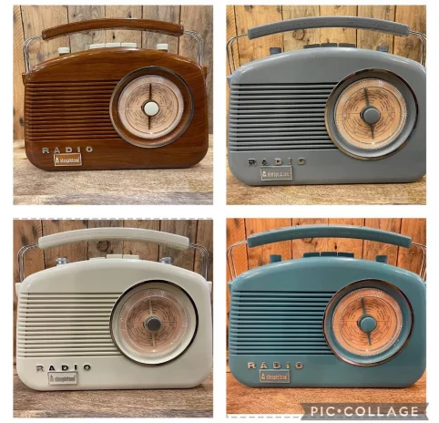 Retro Style | Vintage Style Radio | Multiple Colors
