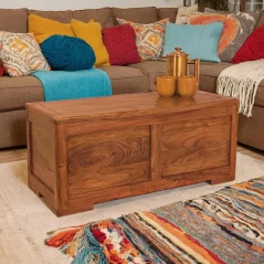 Acacia Wood Chest