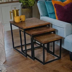 Acacia wood Square Tables