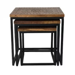 Acacia wood Square Tables
