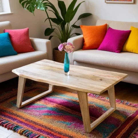 Mango Wood Coffee table Live Edge 1 Mango Wood Coffee Table