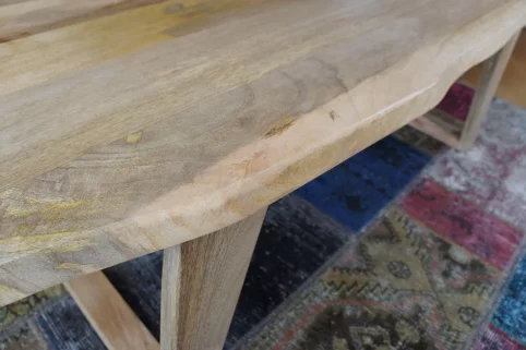 Mango Wood Coffee table Live Edge 5 Mango Wood Coffee Table Edge