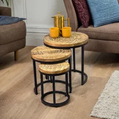 Round Nesting Side Tables