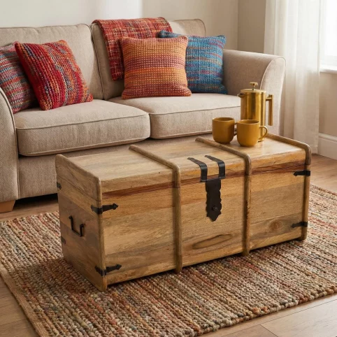 Mango Wood Marina Chest Coffee Table with Storage 3 Mango wood chest Coffee Table