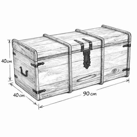 Mango Wood Marina Chest Coffee Table with Storage 8 Mango Wood chest Schematics