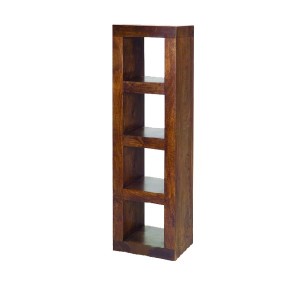 Dark Mango Wood 4 Hole Cube Unit