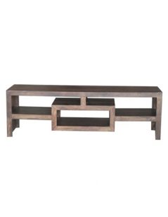 Dark mango wood TV stand Media Unit