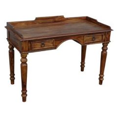 Sheesham Wood Desk with 2 Drawers