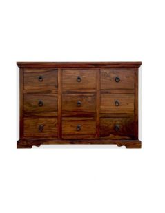 Sheesham wood Chest of 9 Drawers