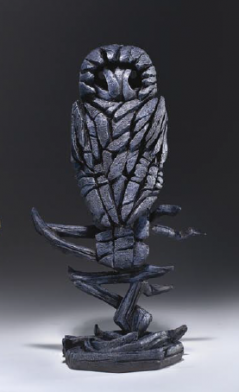 Blue Owl sculpture