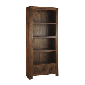 Dark-Mango-Wood-Bookcase