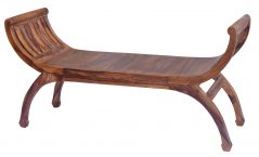 Large Sheesham wood bench