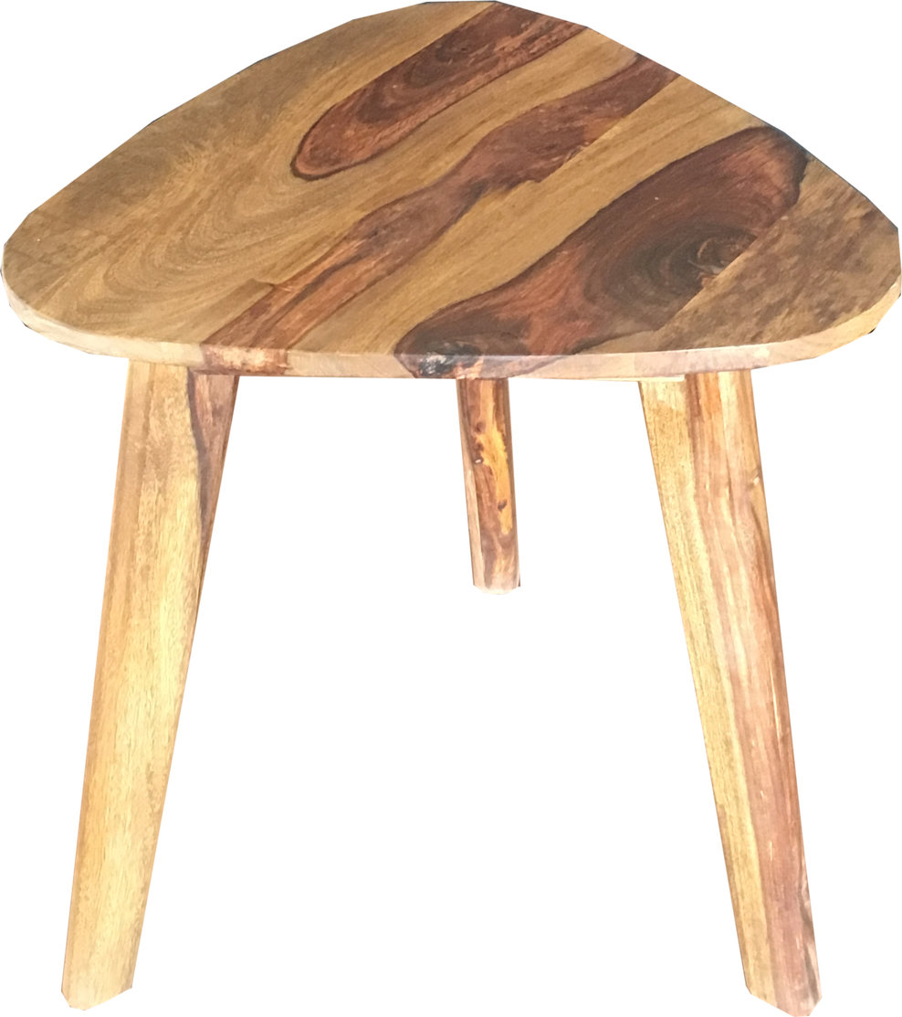 Two tone sheesham wood side table Scape Interiors West Ltd