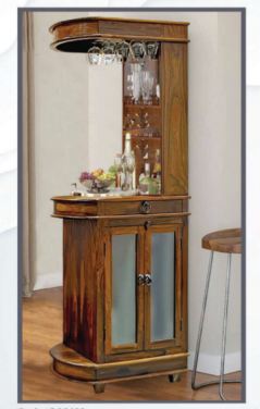 sheesham wood drinks cabinet
