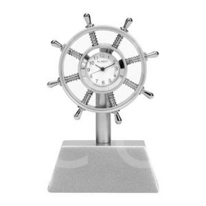 ships wheel miniature clock UK delivery