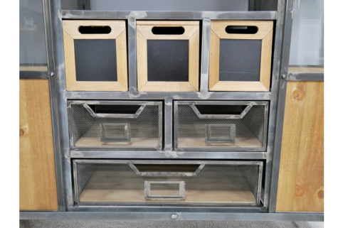 Stainless steel online cabinet on wheels