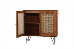 natural mango wood sideboard 2 doors