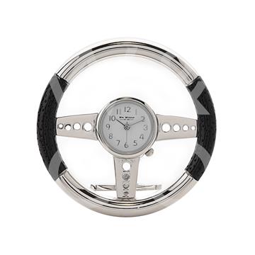 silver steering wheel silver steering wheel mini clock