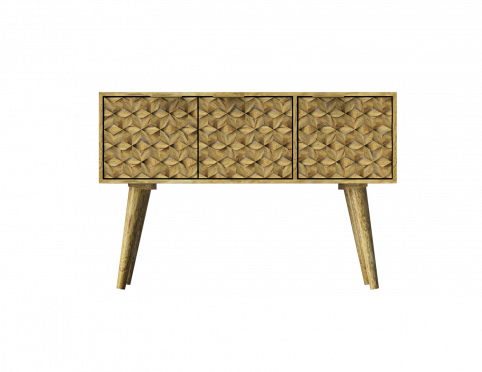 geometric medium sideboard