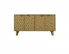 geometric 4 door large sideboard