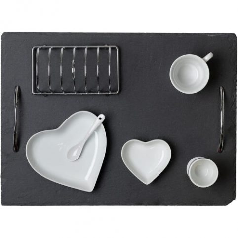 breakfast in bed set heart bowl breakfast set
