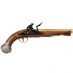 handcrafted flintlock replica pistol