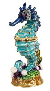 seahorse trinket box