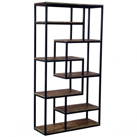 industrial style multi shelf unit