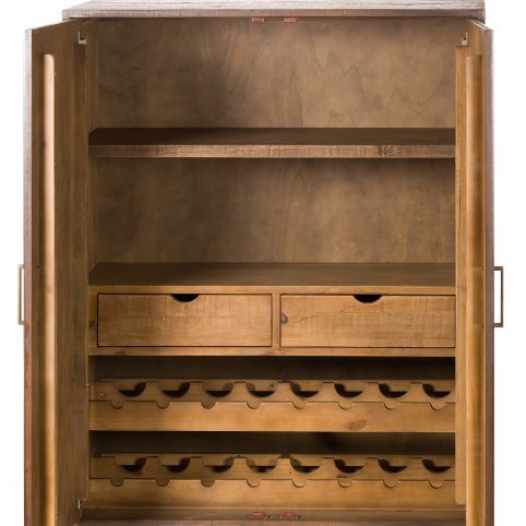 Drinks Cabinet with Parquet Doors 2 wine cabinet