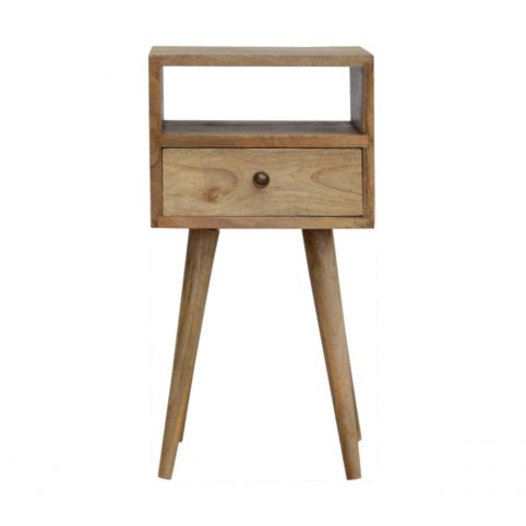 oak bedside table