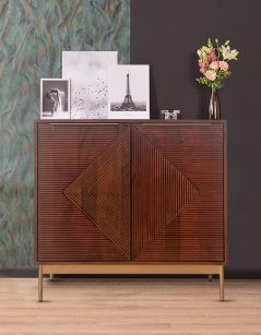 Handcarved mango wood sideboard lifestyle