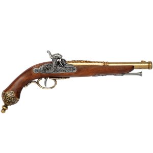 Italian Percussion Solid Brass Trim Replica Pistol (1825)