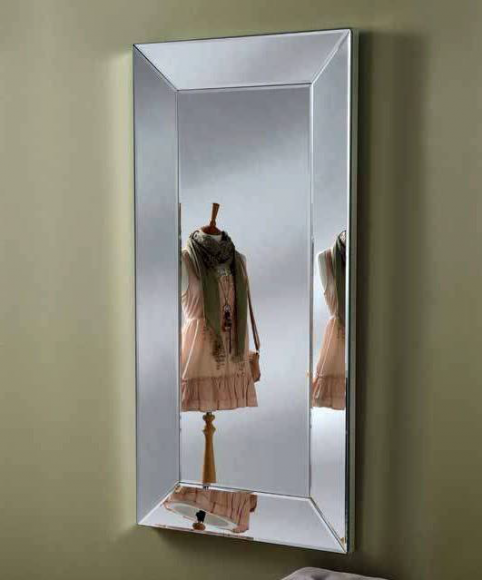 Art deco - Art 58 box silver mirror silver art deco mirror