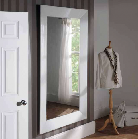 Art deco - Art 58 white mirror White Art Deco mirror