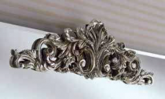 Contemporary - Lombardy mantle mirror - details carving details