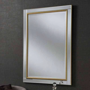 gold contemporary mirror
