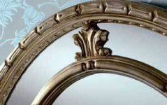 Ornate gilts mirror - Art 73 Silver - details Ornate gilts mirror - Art 73 Silver - details