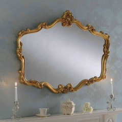 gold ornate gilt mirror