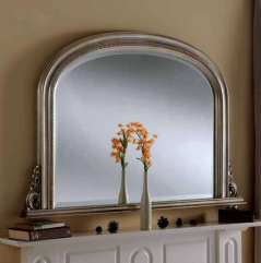 silver overmantle mirror uk fireplace mirror