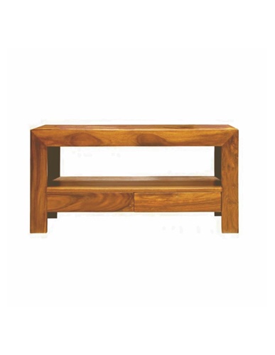 sheesham wood tv unit with drawers