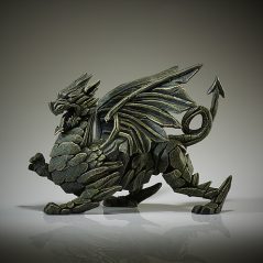 Handpainted Dragon Sculpture