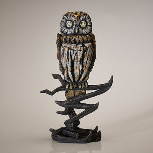 Handpainted Owl Sculpture