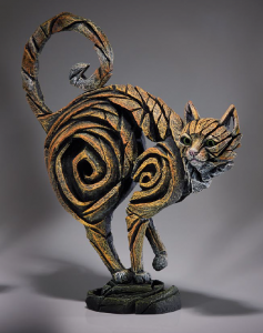 Contemporary ginger cat sculpture from UK