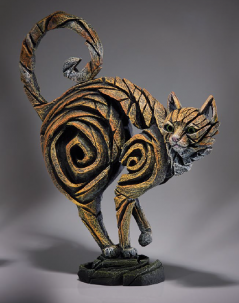 Contemporary ginger cat sculpture from UK