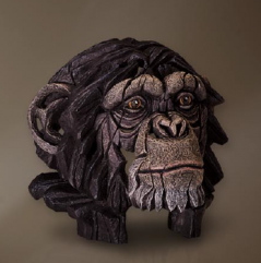 Chimpanzee Bust sculpture