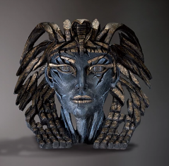 Cleopatra blue sculpture