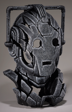 Cyberman bust sculpture