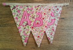 ABC bunting letters